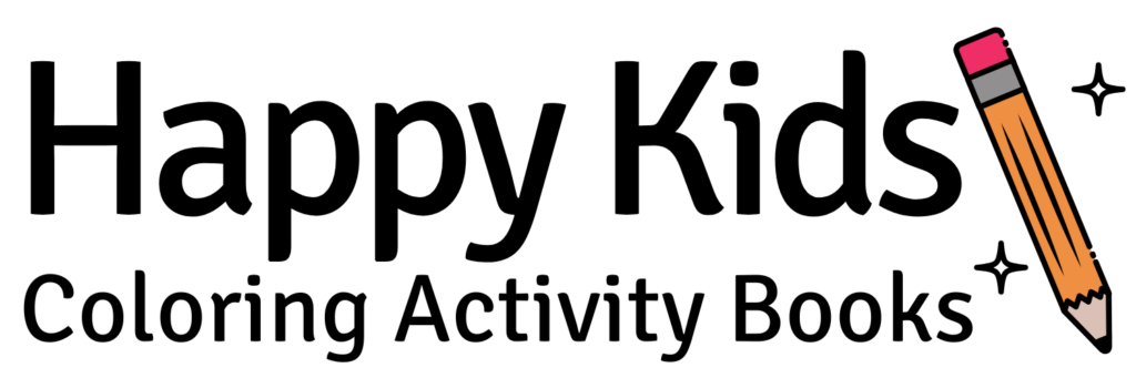 Happy Kids Coloring Activity Books